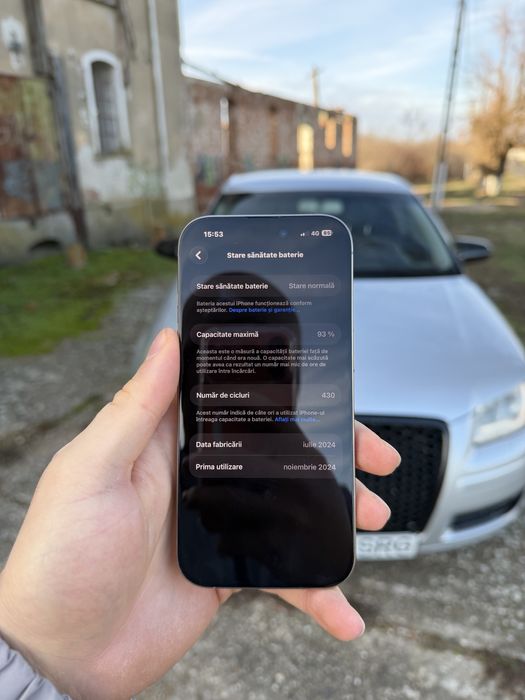 Iphone 16 pro 93% 128 gb