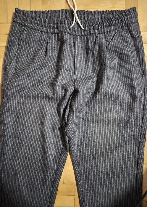 Pantaloni Lux Boggi Milano, Lână Premium, Slim Fit, Bărbați - 48