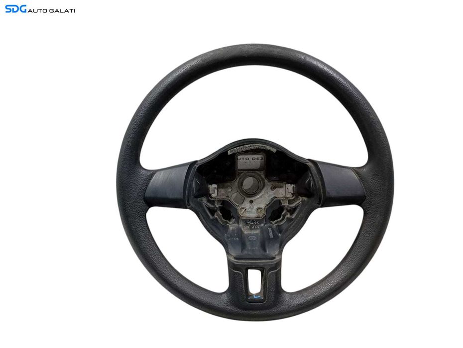 Volan din Plastic Venilin in 3 Spite cu Uzura Volkswagen Golf 6 2008 - 2013 Cod 5C0419091 (Uzura Centru Sus) [LC0874]