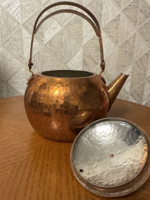 Медный чайник винтаж