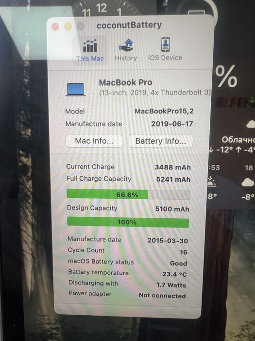 Macbook Pro 13” 2019