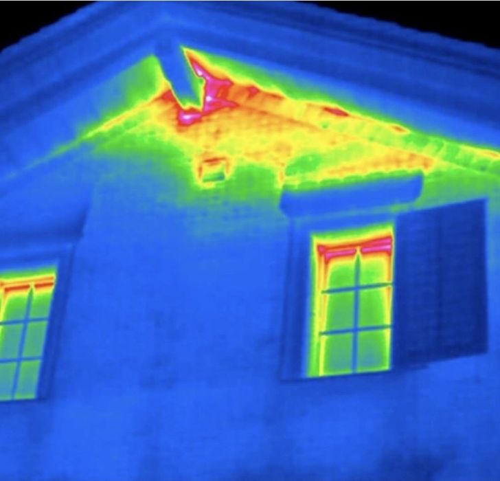 Тепловизор, утечки тепла