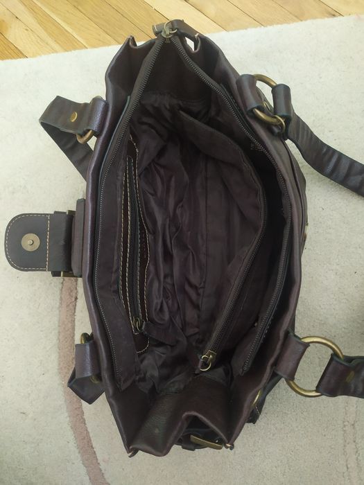 Дамска чанта L. CREDI - естествена кожа