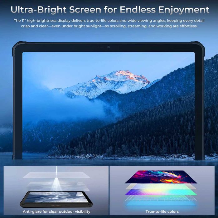 OUKITEL RT10 Industry 5G - 11", 12GB+36GB/512GB, 25000mAh, защита