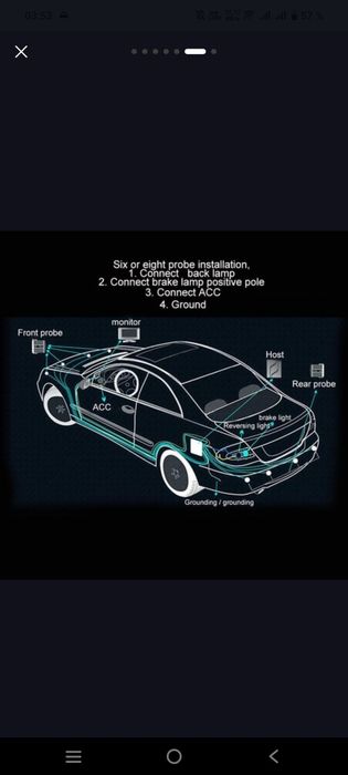 Автомобиль сенсор датчик сотилади. Парктроник.