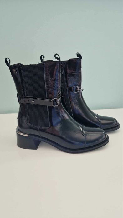 Нови черни боти от Естествена Кожа