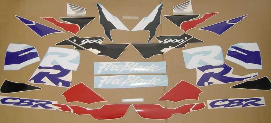Стикери Honda CBR 919RR Fireblade лепенки хонда цбр 900 rr рр sc33