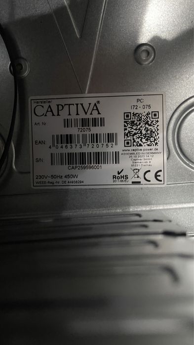 Carcasa pc Captiva