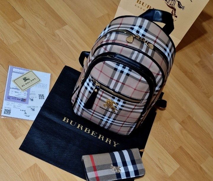 Rucsac+portofel, super, material textil, saculet, etichetă