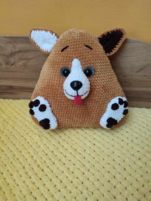 Плетена възглавница -Корги