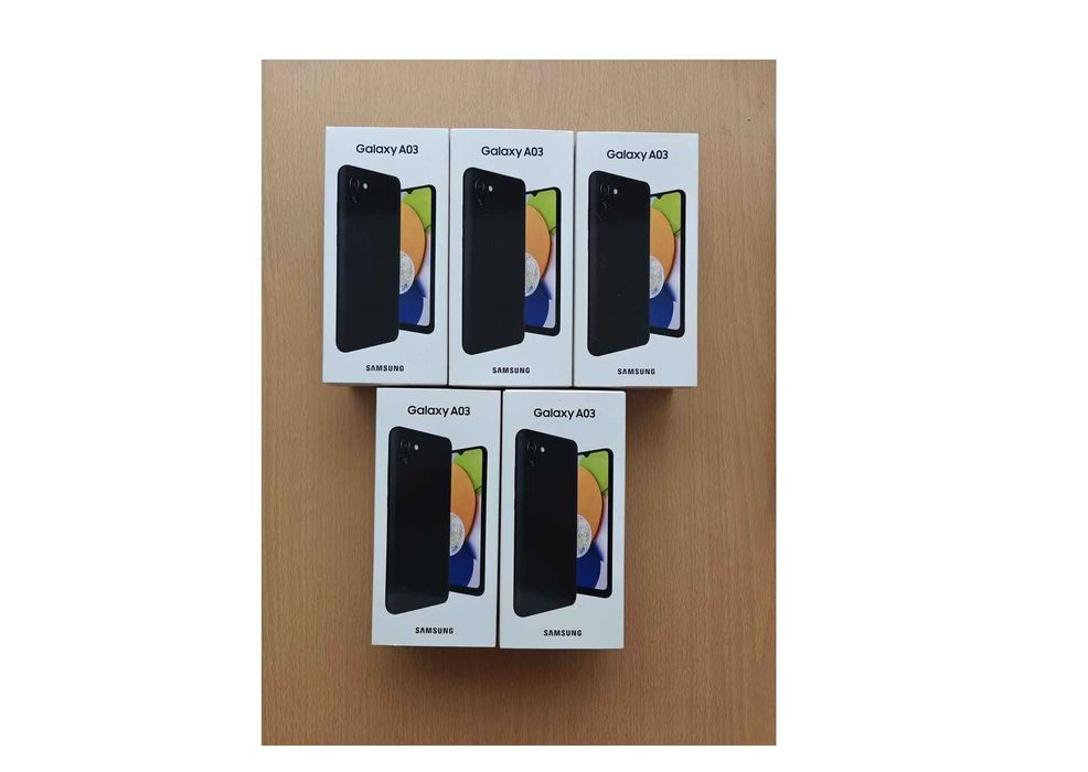 SAMSUNG Galaxy A03 64GB 6.5 inch 4GB Dual SIM Negru black nou Sigilat