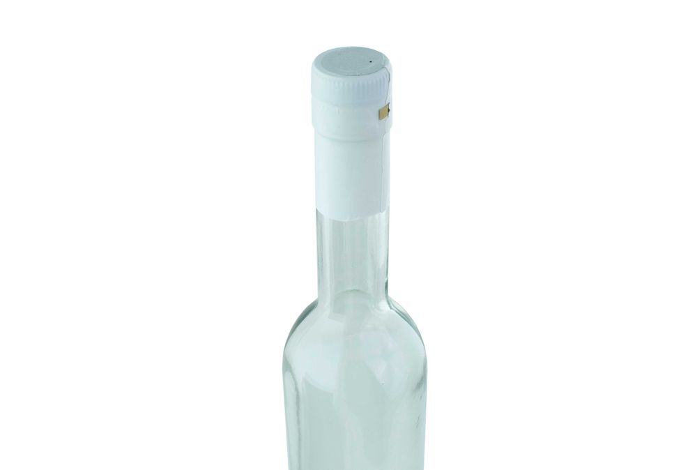 Термосвиваеми капсули Бели за стъклени бутилки