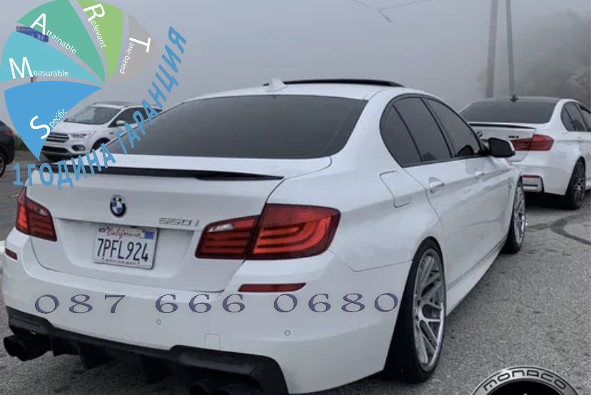 Лип спойлер багажник BMW F10 5 сериа lip spoiler M бмв ф10 M4 style