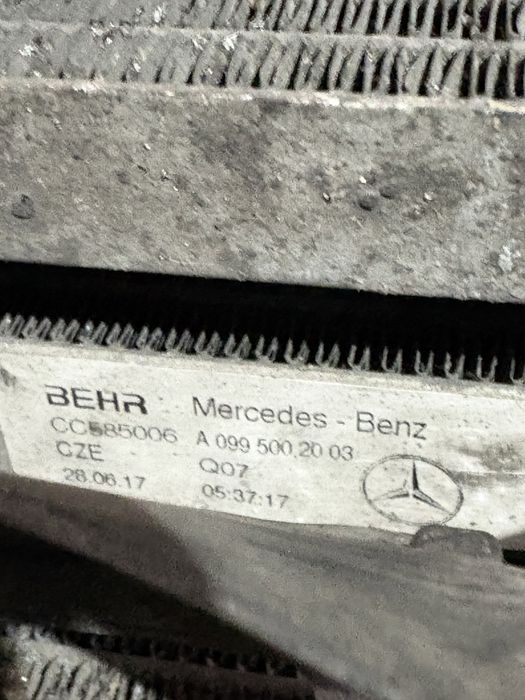 Mercedes w213 2.2 cdi 194 кс 4x4 Перка и Радиатори