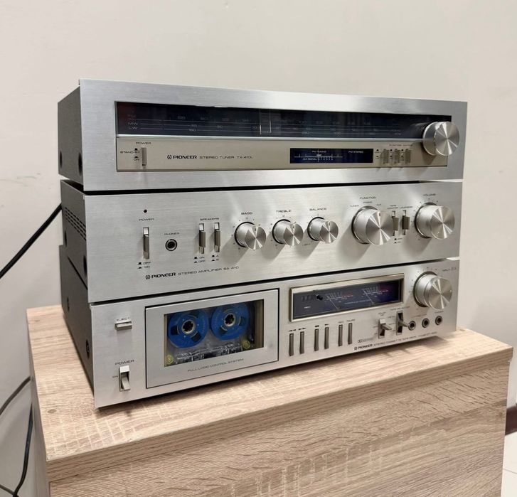 Ретро аудио система сет PIONEER - усилвател, дек и тунер