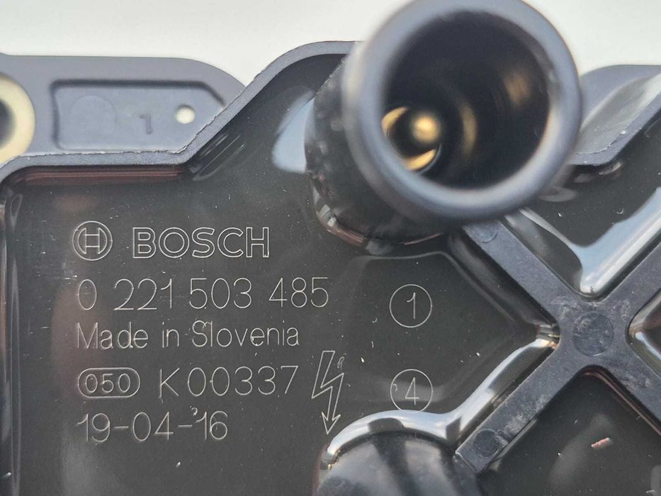 Bobină inducție BOSCH originală cod 0221503485 - NOUĂ - Ford Fiesta, Focus, C-Max, Mondeo, Fusion, etc.