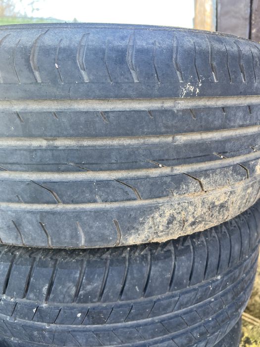 Cauciucuri Continental 215/55/16 cu jante tabla vw