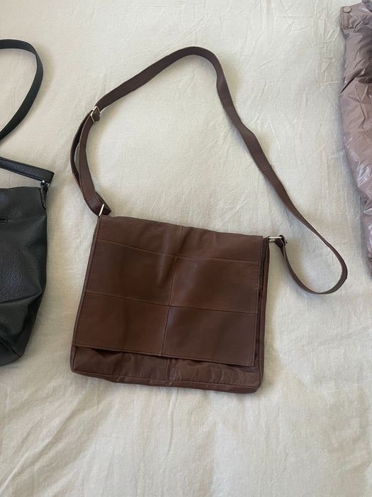 Кожена чанта за през рамо