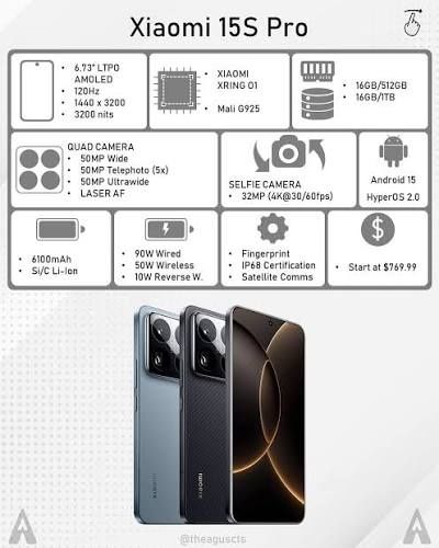 Xiaomi 15s pro 16/512