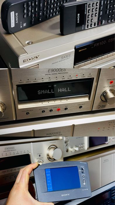 Linie  SONY  gama ES - N9000ES + E9000ES + JA50ES + CDP-X555ES + SA3ES