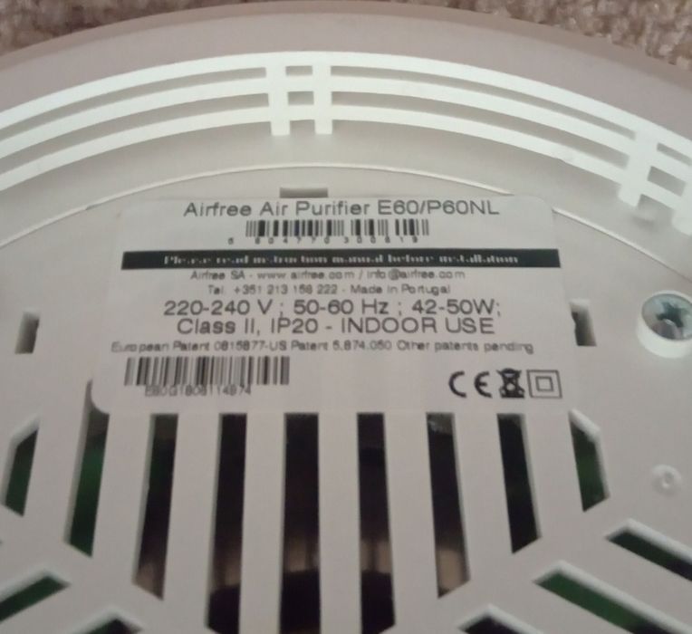 Продавам пречиствател на въздуха Airfree