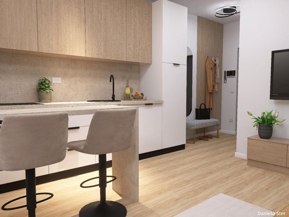 Garsoniera premium,bloc nou