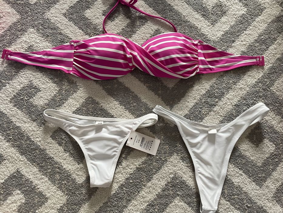 Costum baie slip tanga, sutien cupe, slip s, sutien s sau xs sau m / l