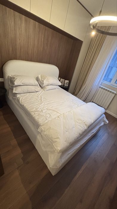 Дизайнерско легло 160/200 с матрак - по поръчка, НОВО