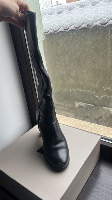 Продам сапоги кожанный