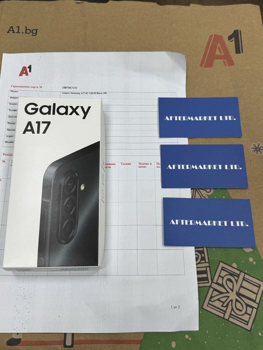 *** ЗАПЕЧАТАН 128GB Samsung Galaxy A17 4G Гаранция A1 до 2028г.