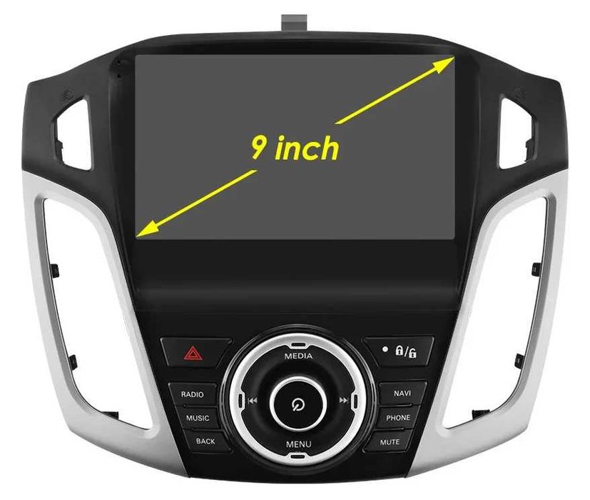 Мултимедия 9″ Android 14 за FORD FOCUS MK3 CARPLAY навигация
