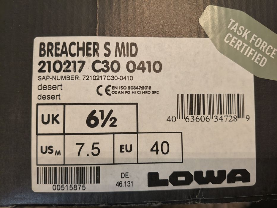 Bocanci LOWA Breacher S Mid