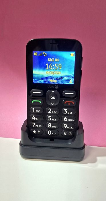 Telefon Butoane Seniori Doro 1881 4G usb C Card Micro Sd Telefon Vârstnici Bătrâni  Decodat Camera foto