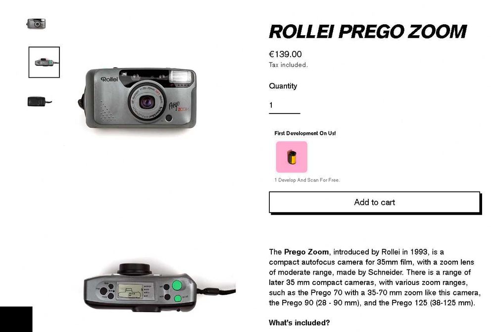 RARE Rollei Prego Zoom / Nikon TW Zoom / Yashica L AF / Canon Prima