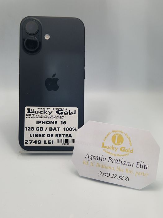 Iphone 16 128 GB Bat 100% cod 24139