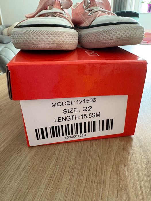 Детски кецове за момиче , номер 22 , стелка - 15.5 см , Колев и Колев