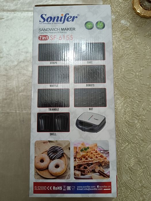 Toster Sonifer 7 xil qolip YANGI