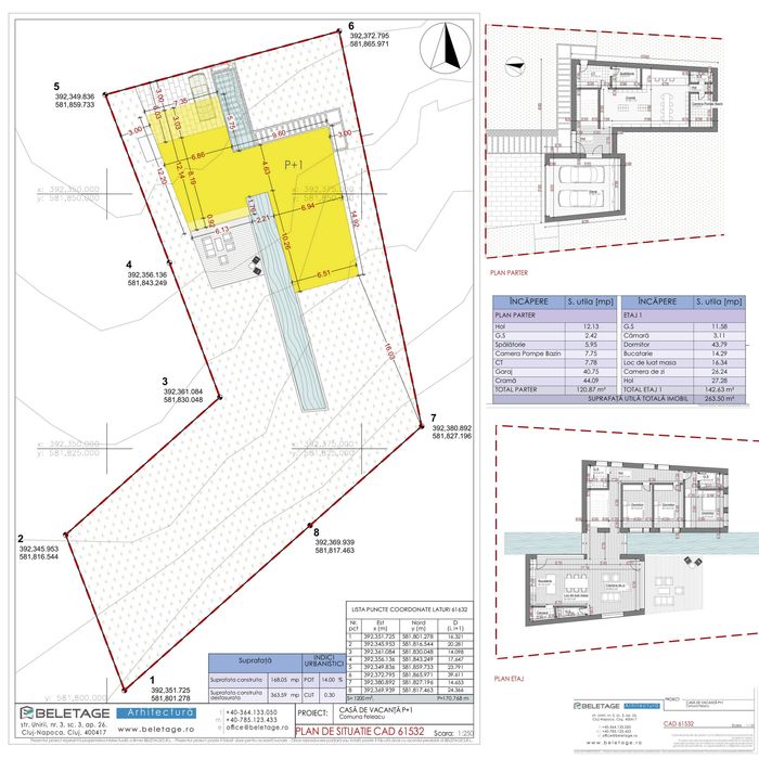 Teren 700 mp în Făget–Feleacu, Strada Dianei | CU + proiect DTAC inclus