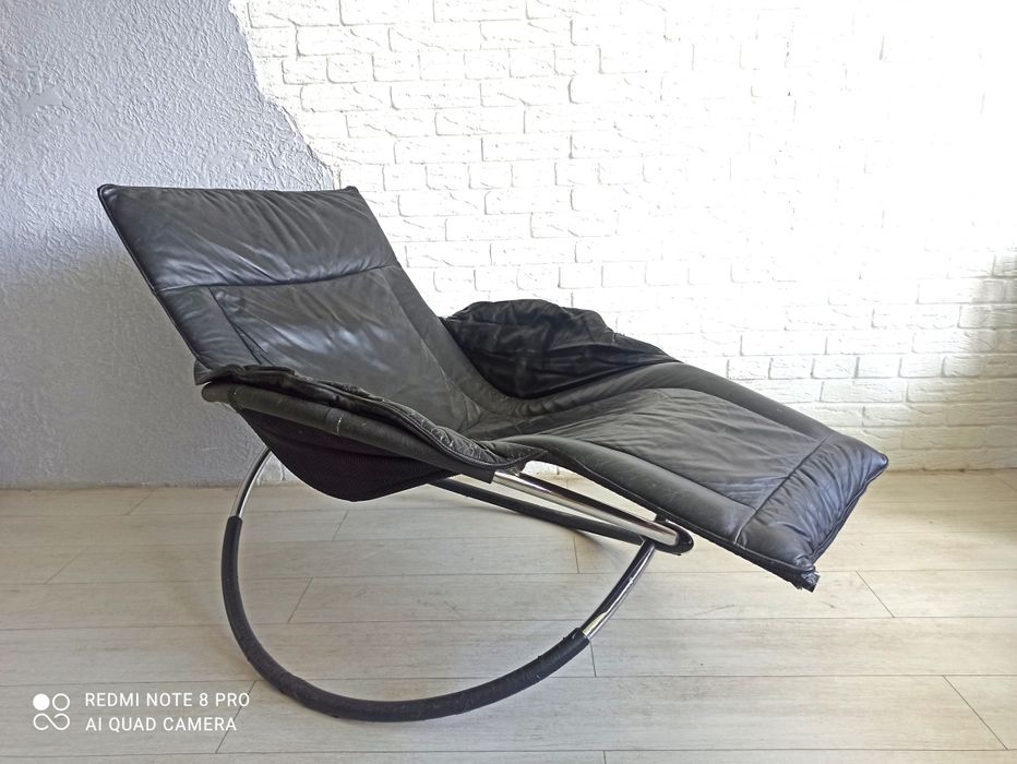 Люлеещ кожен стол Roger Lecal jet star ПРОМОЦИЯ