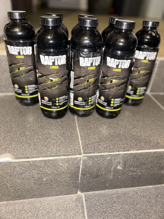 2 x Kit Vopsea Raptor Rosu (Bordeaux)U-POL Kit 4 lit + Pistol Vario