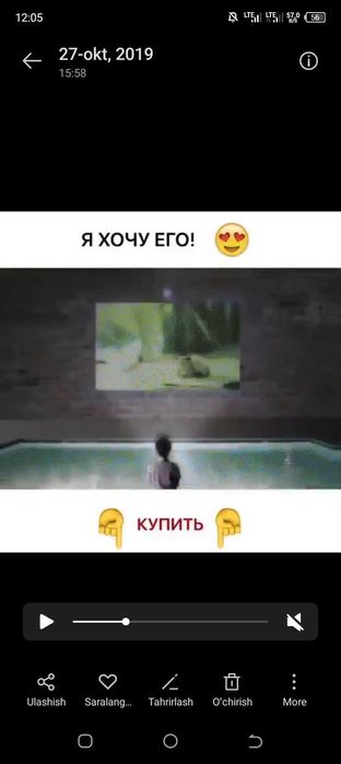 Mini proektor eng arzon narxda