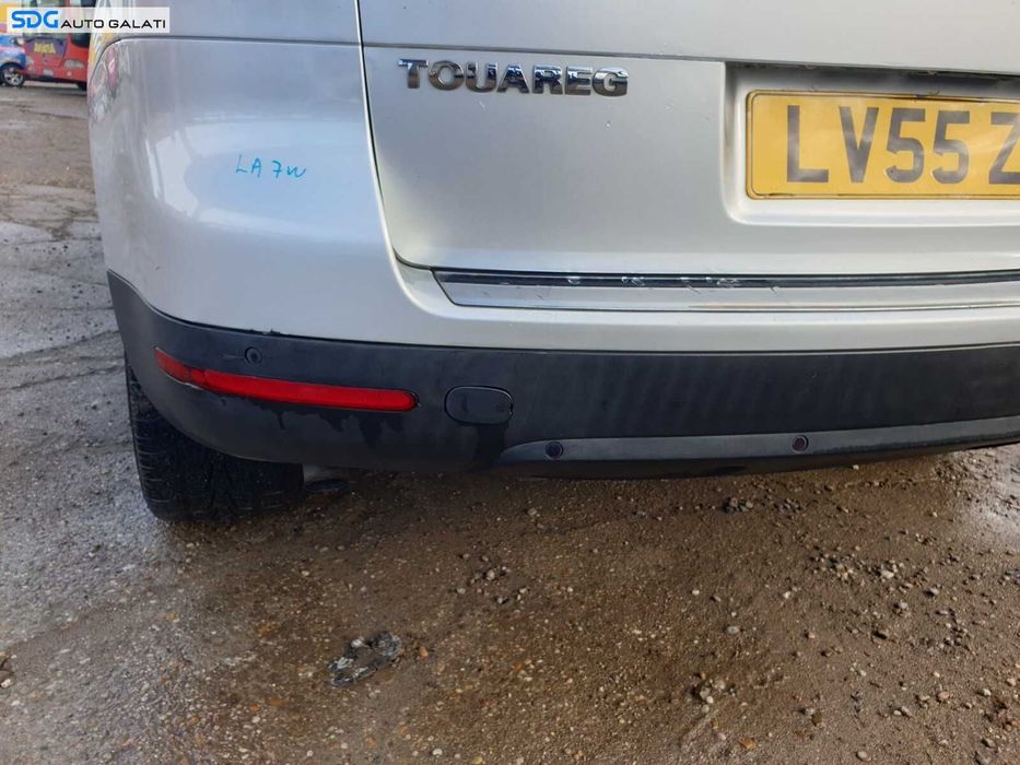 Bara Spoiler Spate cu Locas Senzori Parcare Volkswagen Touareg 7L 2003 - 2007 Culoare LA7W