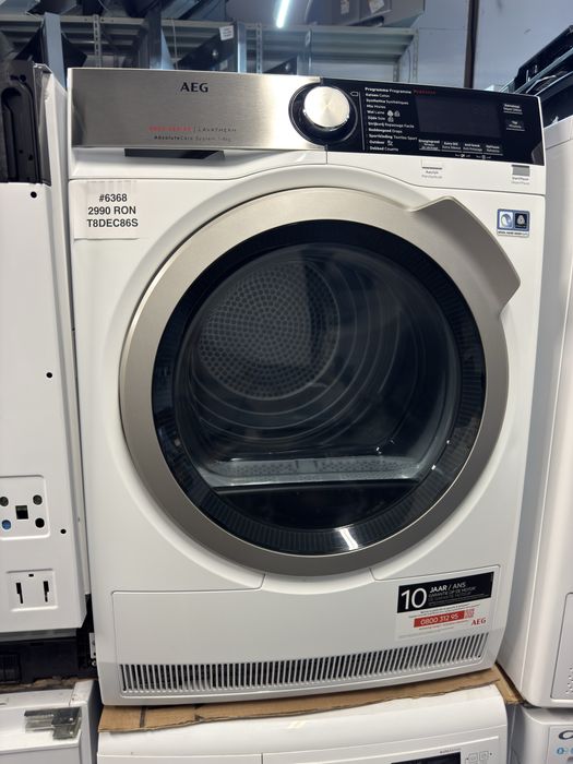 Uscător de rufe cu pompa de caldura AEG T8DEC86S serie 8000