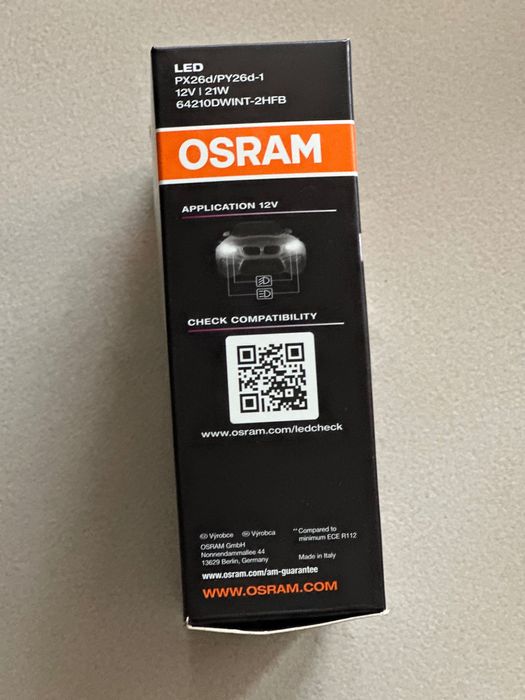 LED крушки Osram LEDriving HL INTENSE, H7