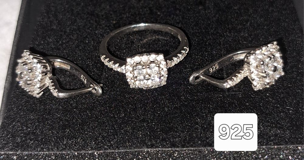 Кольцо серьги очень красивые