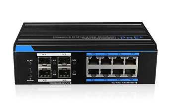 Промышленный управляемый PoE коммутатор UTEPO UTP7308GE-POE