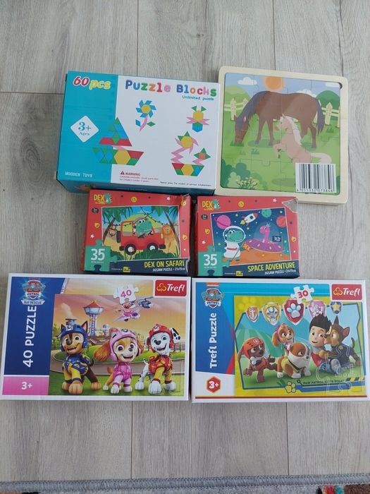 Лотове играчки, пъзели 3+ години