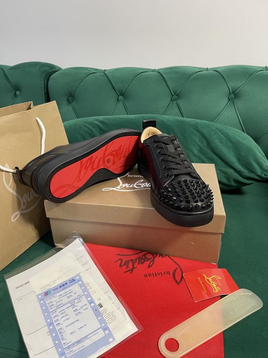 Adidasi Christian Louboutin piele naturala 100% Full Box colectie noua