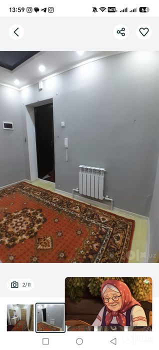 Kvartira ijaraga beriladi.