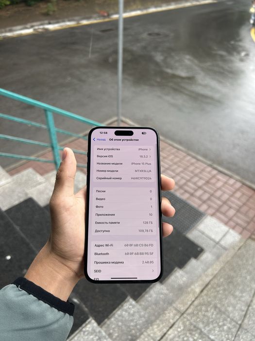 iPhone 15 plus 96akb 128